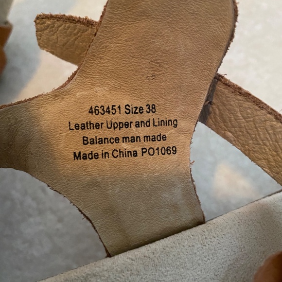 Dansko Sanita Clog Sandal Cognac/Tan  Size 7 (EU 37) - Picture 6 of 6